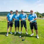 In The Rough raises over £7000 for charity at Celtic Manor Resort The Exhibit 360 and Bang On team in the sunshine