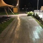 Flooring it for the first time at Meraki Christmas Festival! Pedestrian access for events