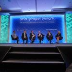 Protec delivers full AV and scenic solutions for ARLA Propertymark Conference in London ARLA 2019 panel session 2