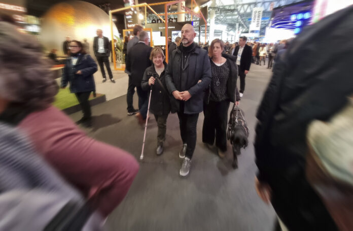 Fira de Barcelona improves the accessibility for blind people to the Gran Via venue