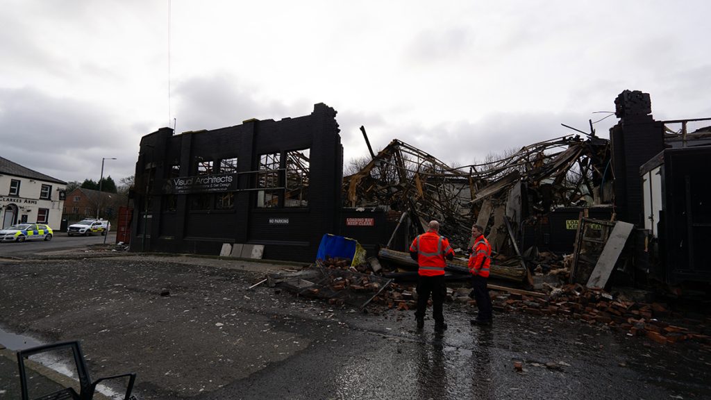 Visual Architects Marks Second Anniversary of Devastating Warehouse Fire with Award Winning Comeback and Major Expansion Plans fire aftermath